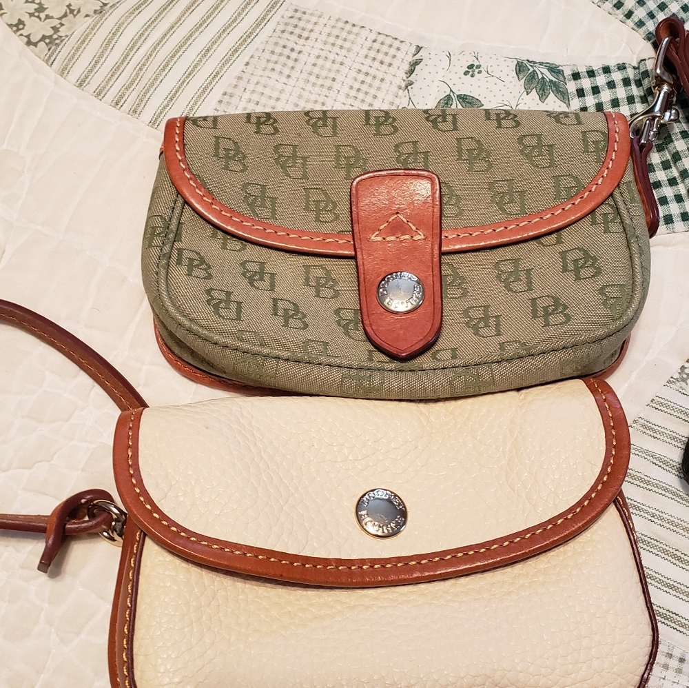 2 Dooney and Bourke wristlet change pouches.